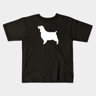 English Springer Spaniel Silhouette Kids T-Shirt